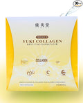 Yuki Premium Collagen Drink 8400mg Collagen with Hyaluronic Acid Bird's Nest Extract Fucoidan Extract CoQ10 and Vitamins 30 Pouches (25ml Each) Made in Japan