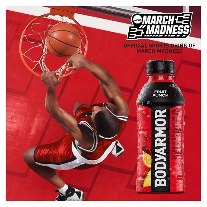 BODYARMOR Sports Drink Orange Mango Electrolyte Drink Hydration 28 Fl Oz Bottles (15 Pack) Flavored Coconut Water with B Vitamins &amp Antioxidants