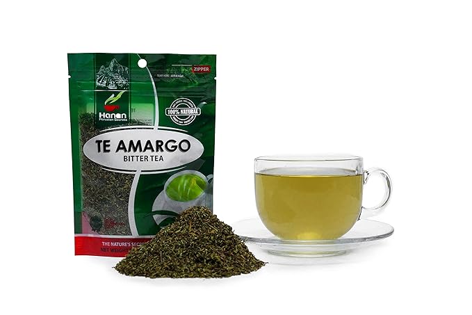 Hanan Peruvian Secrets Te Amargo Herbal Tea | 100% Natural Bitter Tea | 1.41oz / 40g | Naturally Aids in Supporting Normal Liver Function | Helps Promote Healthy Cholesterol Levels