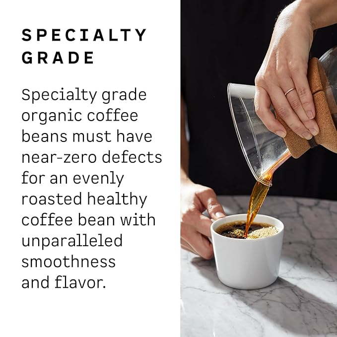 Kion Clean Coffee - Organic Whole Bean Coffee - Light Roast - 12 Oz