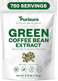 Purisure Green Coffee Bean Extract Powder 150g (5.3 oz) Green Coffee Bean Extract 750 Servings