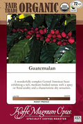 Kaffe Magnum Opus Guatemalan Ground Coffee Fair Trade Organic 72 Count of 2.5oz Packs