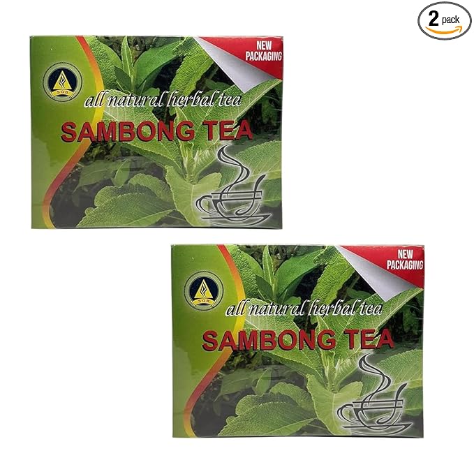 Pack of 2 Sambong Herbal Tea - 20 Teabags Per Pack - Organic Tea Bags - Herbal Tea from Philippines