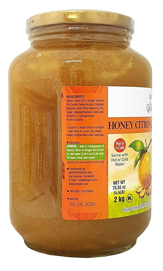 Balance Grow Honey Citron and Ginger Tea 70.55oz (4.4 lbs/2KG) pack of 1