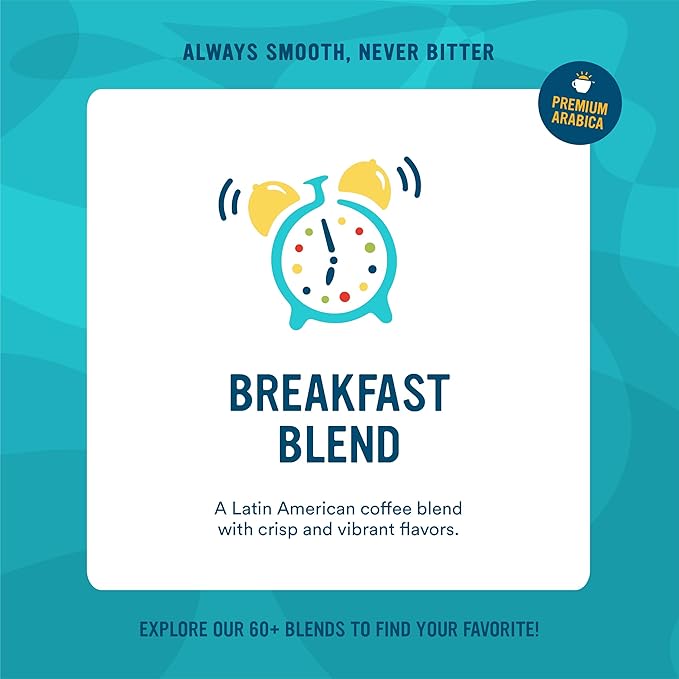 Cameron's Coffee Roasted Whole Bean Coffee Breakfast Blend 4 Pound