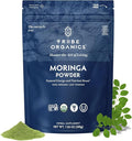 TRIBE ORGANICS Organic Moringa Oleifera Powder for Energy | Joints | Brain Function - High Potency Nutrient Rich Greens Superfood | Natural Leaf Plant Protein | Antioxidant - 200g Pouch