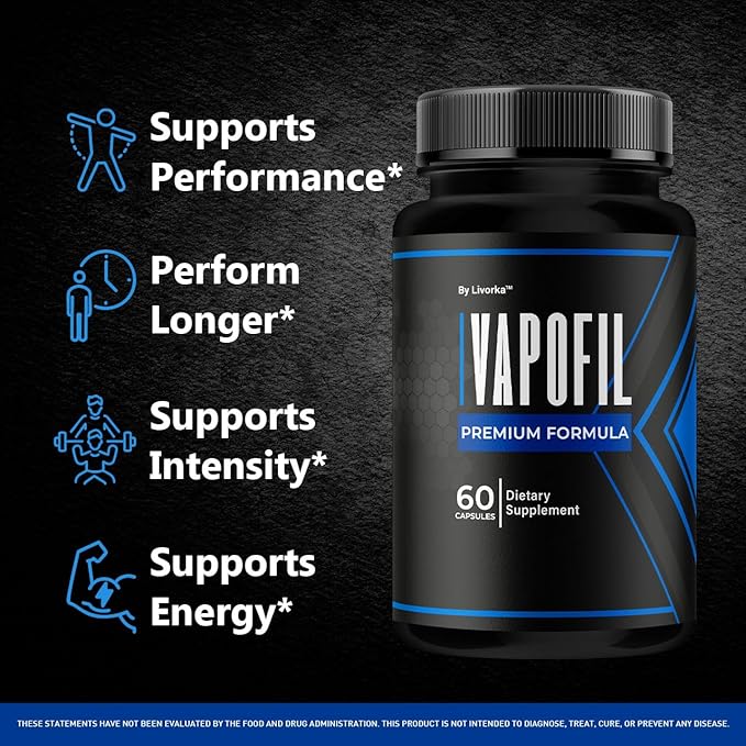 (3 Pack) Vapofil Capsules - Official Vapofil Pills Advanced Premium Supplement Support - Maximum Strength All Natural Vapofil Vitamin for Overall Health &amp Wellness Reviews 180 Capsules for 3 Mon