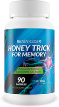 Honey Trick - Our Best Blood Flow Vision &amp Memory Supplement for Brain - Nervous System Support - Blood Balance Supplement - Japanese Capsaicin Honey Boost XL Nootropics Brain Support