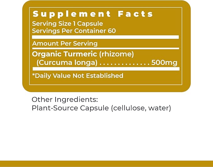 Premier Research Labs Premier Turmeric Capsules - Turmeric Curcumin Supplement Liver Support 500 mg of Curcuma Per Capsule - 60 Vegetarian Capsules