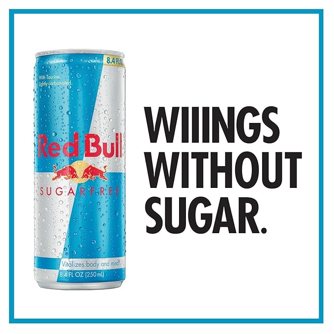 Red Bull Sugarfree Energy Drink 8.4 Fl Oz Cans 8 Count