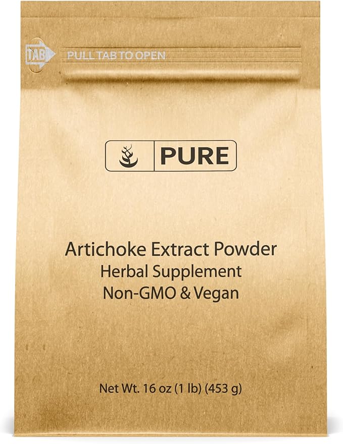 PURE ORIGINAL INGREDIENTS Artichoke Extract Powder (1 lb) No Additives or Fillers Non-GMO