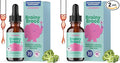 JoySpring Broccoli Supplement for Kids | Sulforaphane &amp Bacopa Monnieri Drops | Supports Cognitive Function | Vegan &amp Kid-Friendly (Pack of 2)