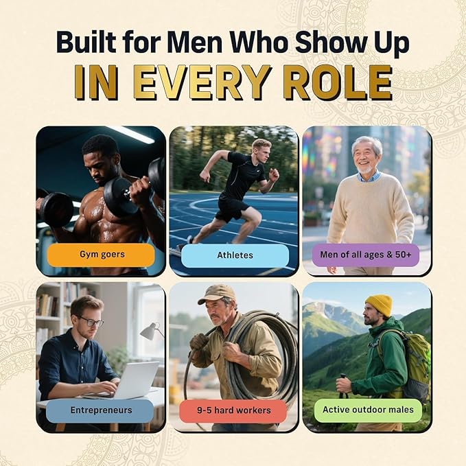 Alpha Tribe Multivitamin for Men w/Sea Moss Black Seed Oil Ashwagandha Turmeric Bladderwrack Burdock Vitamin C Elderberry Manuka | Daily Men's Vitamins &amp Minerals Supplement - 240 Count
