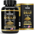 Organic Shilajit with Fulvic Acid Humic Acid 85+ Minerals- Gold Grade Plus - Same as Resin - Energy Stamina Brain Support - 120 Capsules - Made in The USA