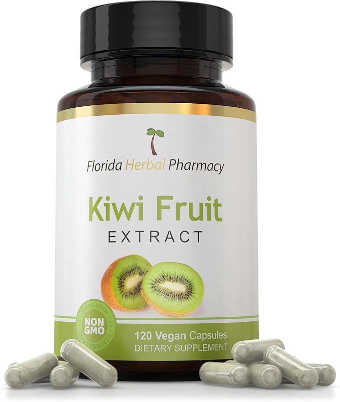 Florida Herbal Pharmacy Kiwi Fruit Extract Supplement Capsules 10:1 (120 Capsules) Two Months Supply