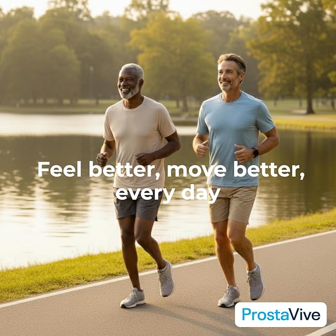 ProstaVive Advanced Prostate Support Formula - Complete Urinary &amp Bladder Health Supplement - Helps Promote Strong Flow &amp Emptying - Natural Powder - Gluten Free Non-GMO