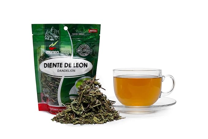Hanan Peruvian Secrets Diente De Leon Herbal Tea | 100% Natural Dandelion Leaves | 1.06oz / 30g | Naturally Supports Healthy Digestion | Soothes Occasional Stomach Discomfort