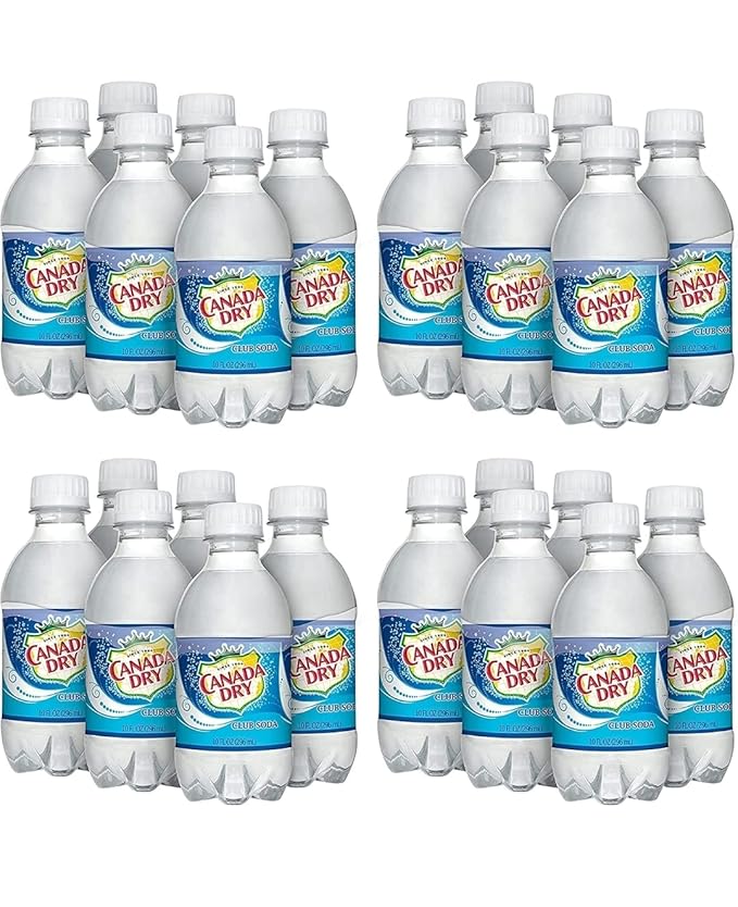 Canada Dry Club Soda 10 fl oz 24 bottles
