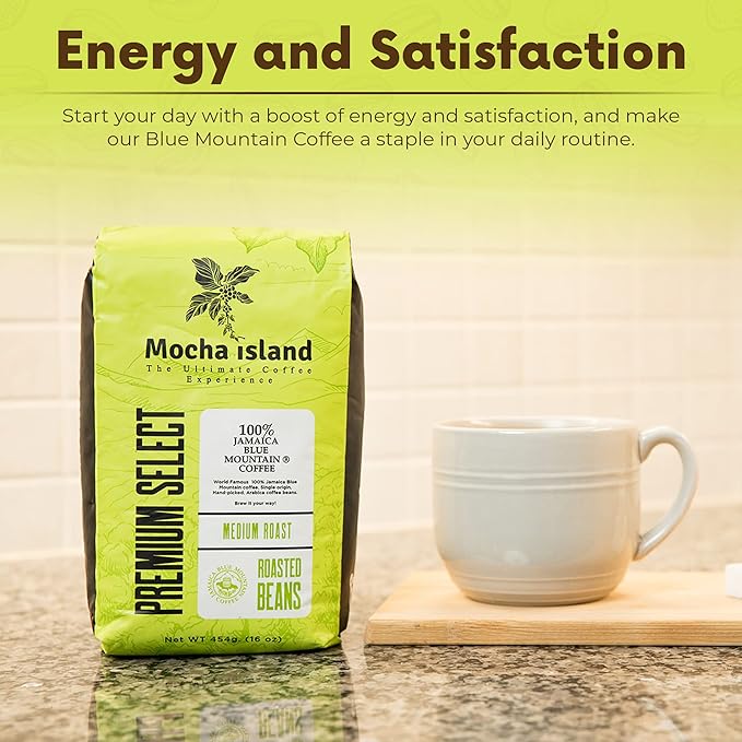 Mocha Island Coffee Jamaican Coffee Beans (1lb)
