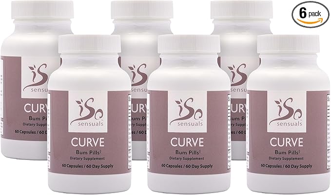 IsoSensuals Curve | Butt Enhancement Pills (6 Bottles)