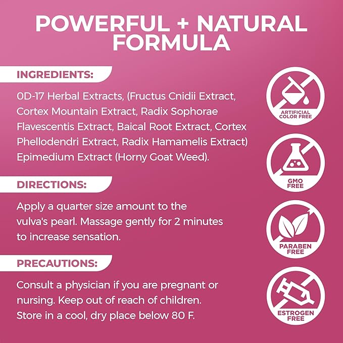 Lubracil Sensation Serum for Women – External Use Only – Moisturizing Formula with Natural Herbal Extracts – Hormone-Free – 30ml (2 Pack)