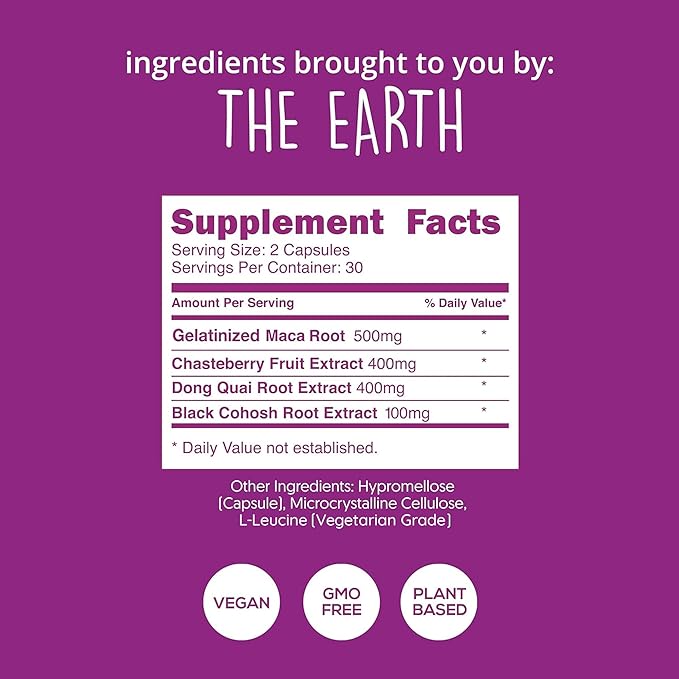 Happy Healthy Hippie Vegan Collagen Builder w/Hyaluronic Acid &amp Go with The Flow Hormone Balance for Women