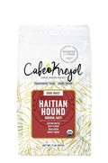 Cafe Kreyol Organic Haitian Hound | 2 lb - Haitian Blue Dark Roast Coffee - Whole Bean Coffee is Smooth Low Acid and Bold Deep Notes of Chocolate with a Sweet Finish