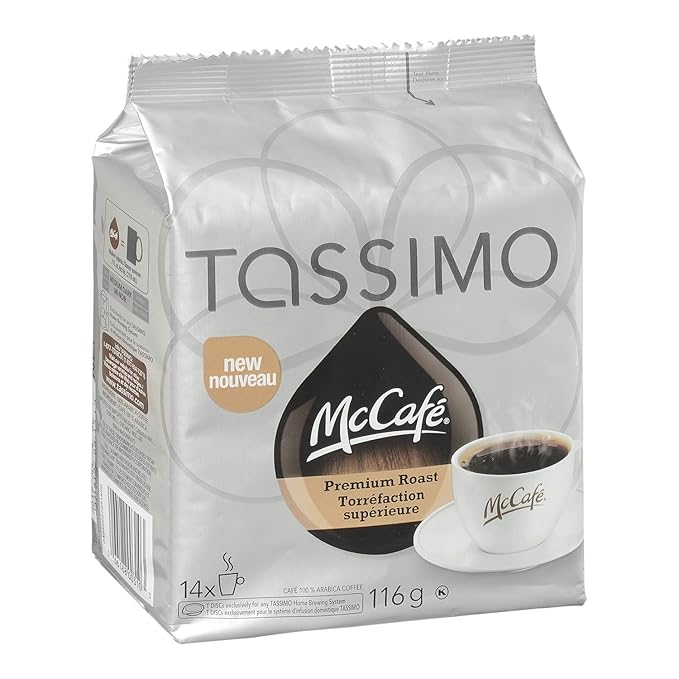 McDonalds McCafé Tassimo Premium Roast Coffee T-Discs 14-Count