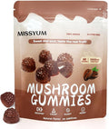 Mushroom Gummies 10-in-1 Adaptogenic Blend Vegan Coffee Flavor 60 Count | with Lion's Mane Reishi Chaga Shiitake &amp More