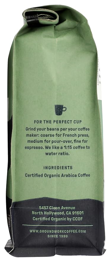 GROUNDWORK COFFEE CO Organic Nicaragua Medium Roast Coffee 12 OZ