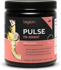 LEGION Pulse Pre Workout - All Natural Nitric Oxide Preworkout Drink to Boost Energy Creatine Free Naturally Sweetened Beta Alanine Citrulline Alpha GPC (Pina Colada)