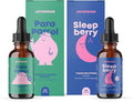 JoySpring Kids Bedtime Routine for Sleep &amp Gut Support – Liquid Melatonin + Herbal Digestive Support Drops for Toddlers &amp Kids – Evening Wellness System