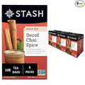 Stash Tea Decaf Chai Spice Black Tea - Decaf Non-GMO Project Verified Premium Tea with No Artificial Ingredients 18 Count (Pack of 6) - 108 Bags Total