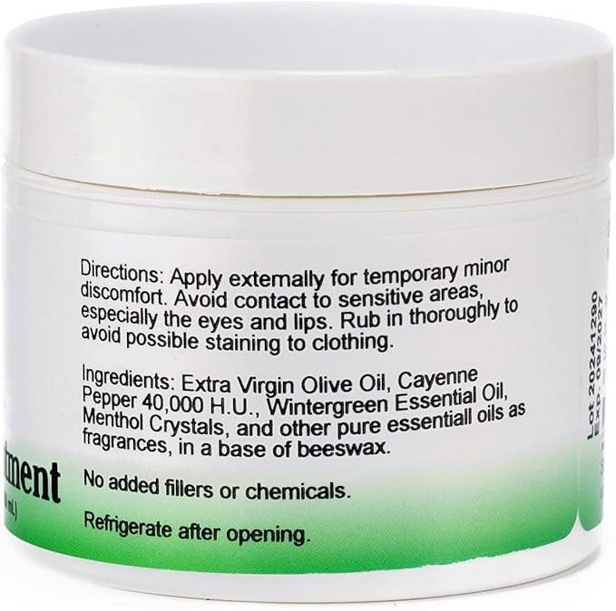 Christopher's Original Formulas Cayenne Heat Ointment Warming Herbal Topical for Discomfort &amp Circulation 2 fl oz