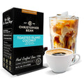 Christopher Bean Coffee - 396 servings 30 to 1 Blend Bag in Box Liquid Instant Coffee or Cold Brew Coffee Concentrate - Hot or Iced Coffee - Toasted Island Coconut