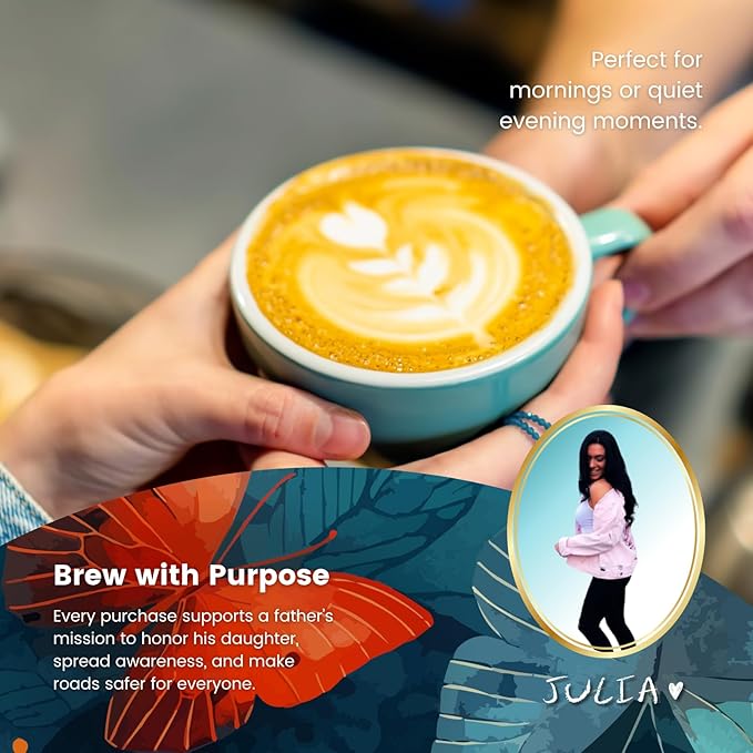 Love This for Us! Coffee - Boopie Wren Vanilla Coffee - Medium Roast with Creamy Smooth Taste - Brew Created in Memory of Julia for Roadside Safety Awareness - Ground Coffee - 12oz