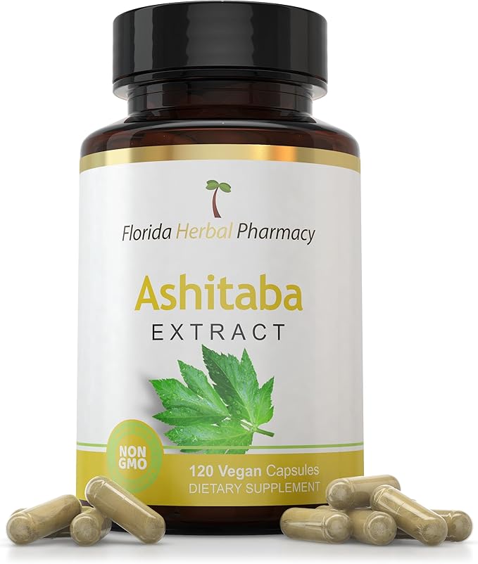 Florida Herbal Pharmacy Japanese Ashitaba Leaf Extract Capsules 10:1 (120 Capsules) Two Months Supply