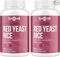 Liposomal Red Yeast Rice 1200mg with CoQ10 &amp Astaxanthin – Rice Yeast for Cholesterol Cardiovascular &amp Metabolic Support – High Absorption – Citrinin-Free 120 Softgels (2 Bottle)