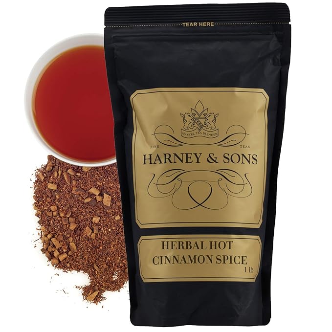 Harney &amp Sons Herbal Hot Cinnamon Spice | 16oz Loose Leaf Tea