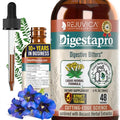 Rejuvica Health DigestaPro - Advanced Digestive Bitters Supplement - Liquid Delivery for Better Absorption - Gentian Artichoke Burdock Chanca Piedra Ginger &amp More!