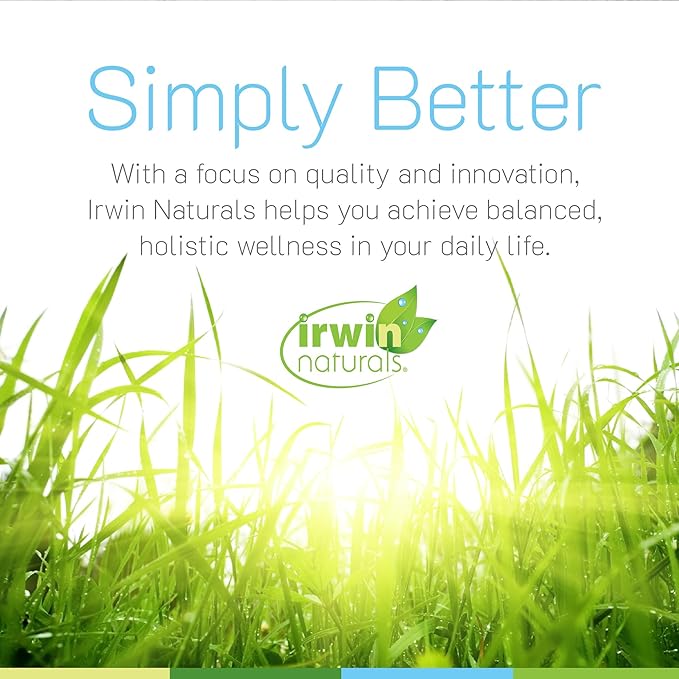 Irwin Naturals Double-Potency Ginkgo Biloba 240mg Extra Strength Brain Health Supplement - Enhance Memory Mental Focus Alertness Concentration &amp Herbal Energy Booster - 60 Liquid Softgels