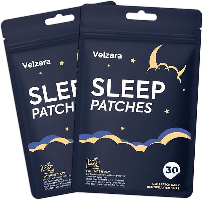 Sleep Patches 60 Count Plant-Based Sleep Patches Easy-to-Apply Vegan-Friendly