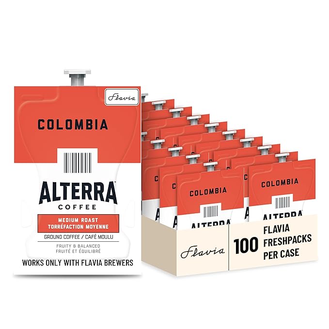 FLAVIA ALTERRA Coffee Colombia 20-Count Fresh Packs (Pack of 5)