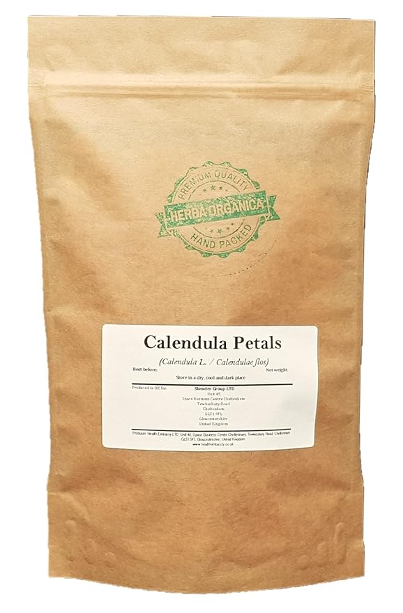 Herba Organica - Calendula Petals - Calendula L - Marigold Petals - Herbal Tea (25g)