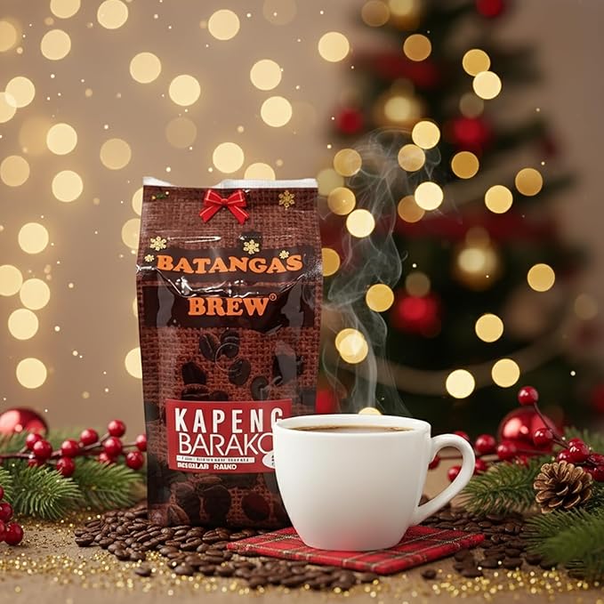 Batangas Kapeng Barako Gift Set Premium Filipino Coffee Beans &amp Ground Brew Strong Barako from Batangas (300g Cafe De Lipa Regular Special &amp Mercado)