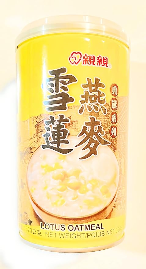 Chin Chin Lotus Oatmeal 11 Oz(5 Cans) And Chin Chin Honey Flavour Grass Jelly Drink 10.7 Fl Oz(1 Can)