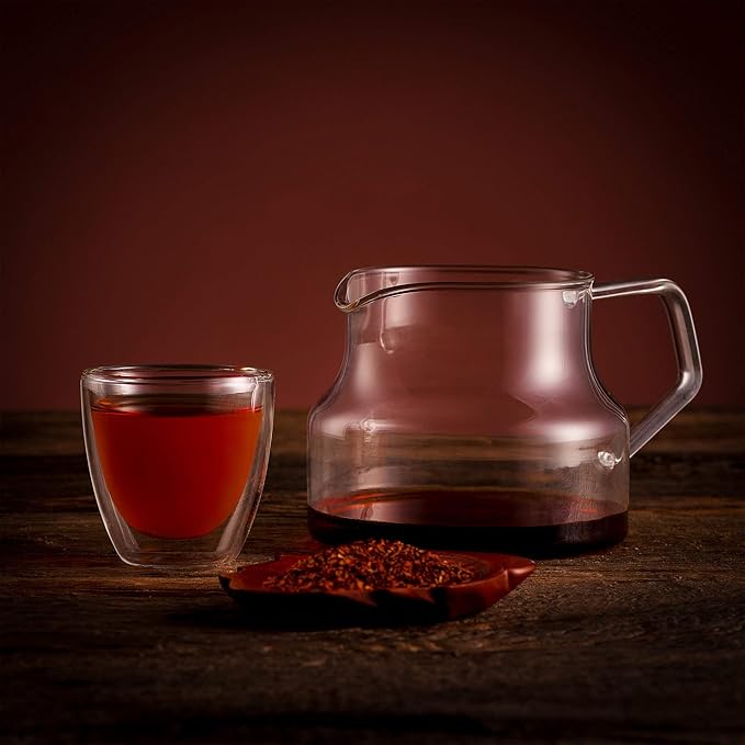 Herbal Tea Gift Box Tealover - Loose tea for true tea lovers - Gourmet specialty - Infusion Selection Basket - Camomile 20g Passion Flower 30g Peppermint 10g Lemon Grass 20g Rooibos 30g