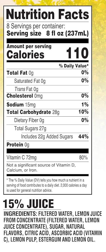 Langers Juice Lemonade 64 Fl Oz (Pack of 8)