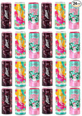 Alani energy drink Cherry Bomb Winter Wonderland &amp Sherbet Swirl variety pack 24 cans - Sugar Free Low Calorie Energy Drinks - Pre Workout Performance Zero Sugar 12 Fl Oz Cans