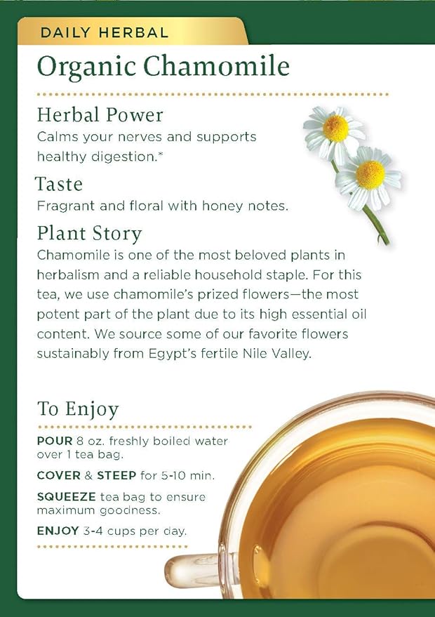Traditional Medicinals Tea Chamomile Org
